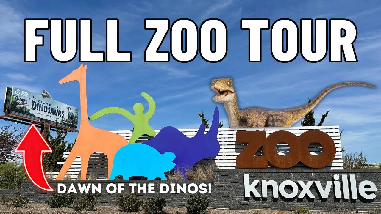 Zoo Knoxville Full Tour | Dawn Of The Dinosaurs Exhibit Walkthrough