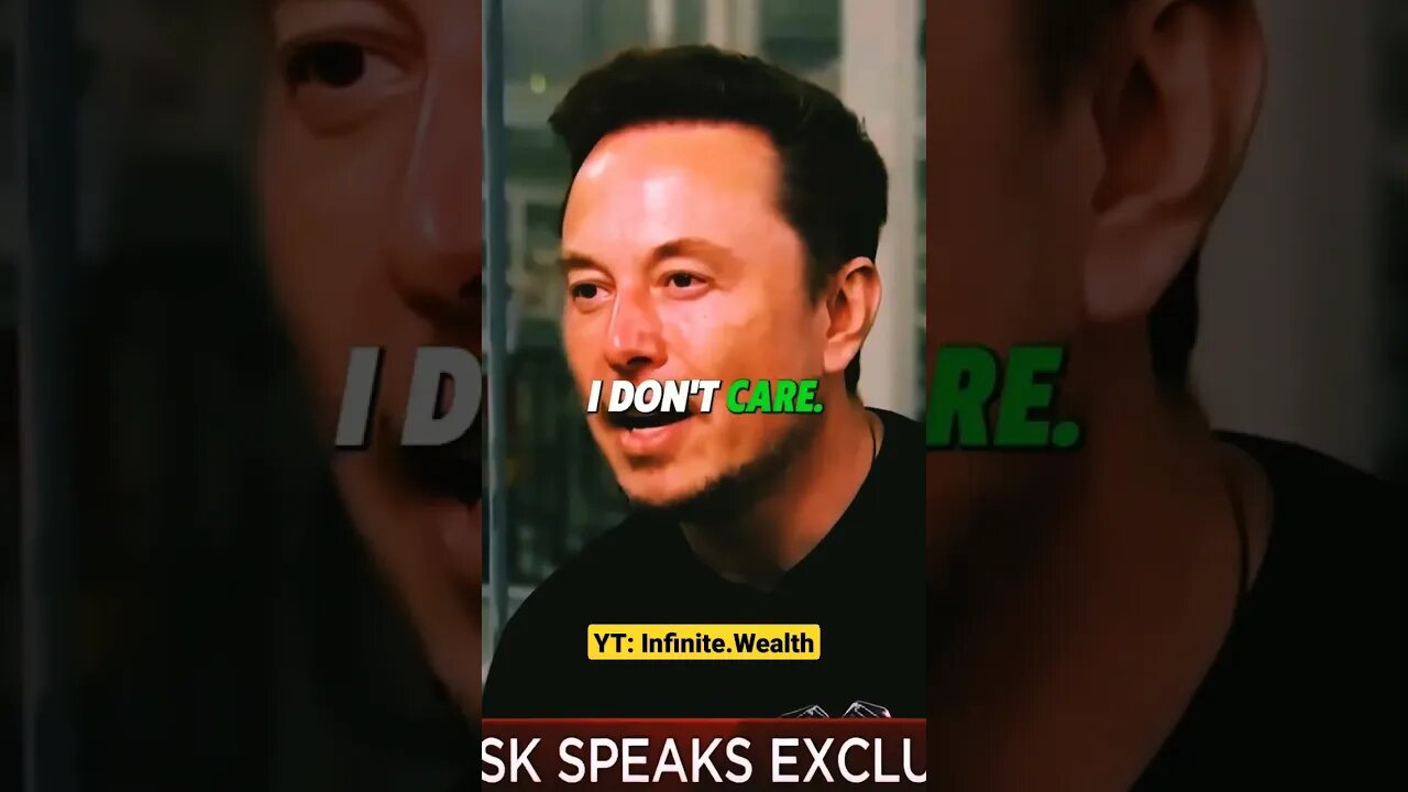 Most Scary thing Elon Musk Ever Said. 😳 #elonmusk Elon Musk Interview Savage Reply "offer me Money"