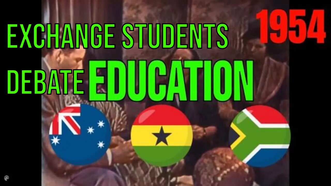 Herald Tribune World Youth Forum - Education (1954) [colourised]