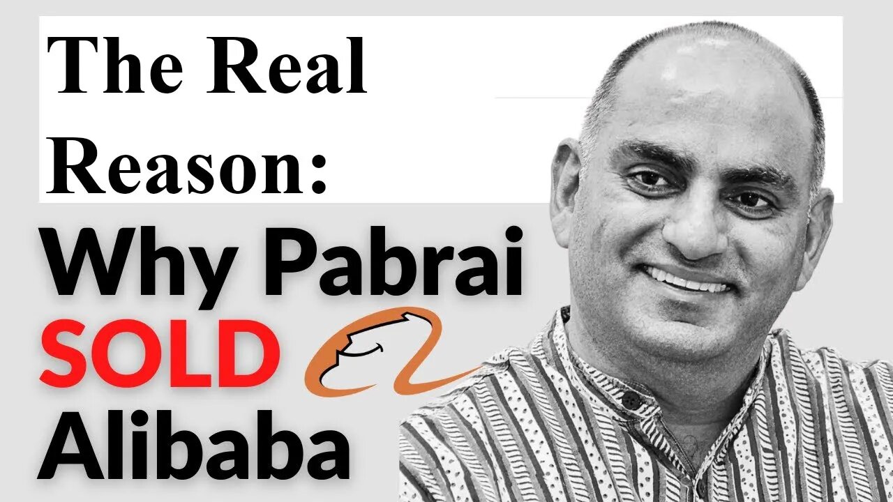 Mohnish Pabrai: The real reason I sold Alibaba