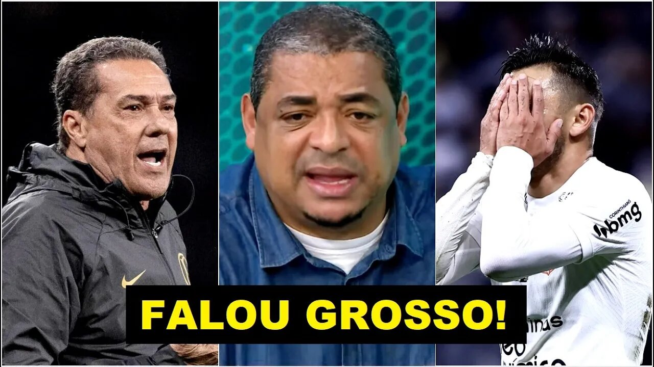 "NÃO! DISSO EU NÃO GOSTO, cara! O Corinthians..." OLHA o que Vampeta CRITICOU após 1 a 1 com Goiás!