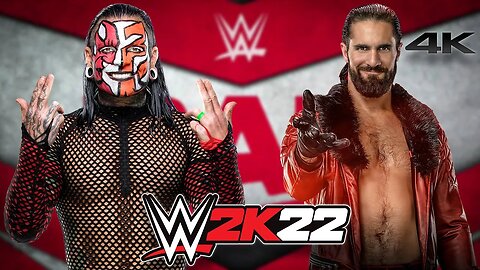 WWE 2K22: Jeff Hardy Vs. Seth Rollins - (PC) - [4K60FPS] - Epic Gameplay!