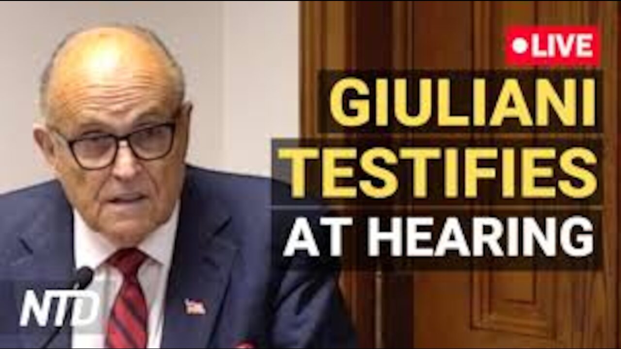 Giuliani Testifies—Georgia Senate Subcommittee Continues Hearing on Election Issues (Dec. 30)