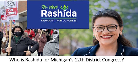 Who is Rashida Tlaib District 12 Congress 2024