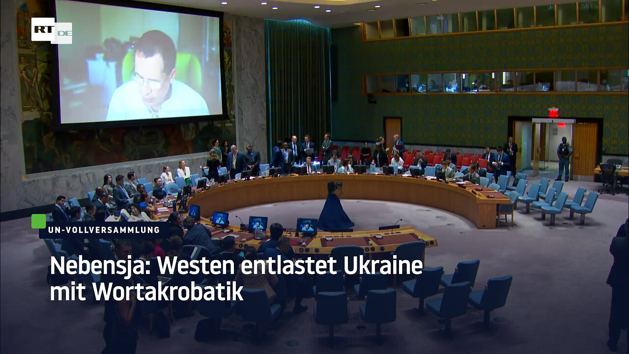 Nebensja: Westen entlastet Ukraine mit Wortakrobatik