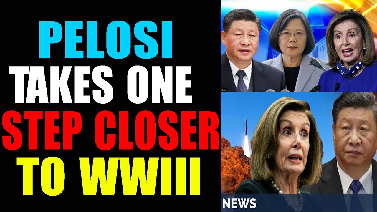 BREAKING: D.S'S FLASE MOTTO PLAYING OUT! ONE STEP CLOSER TO WWIII AS PELOSI LANDS TAIWAN!