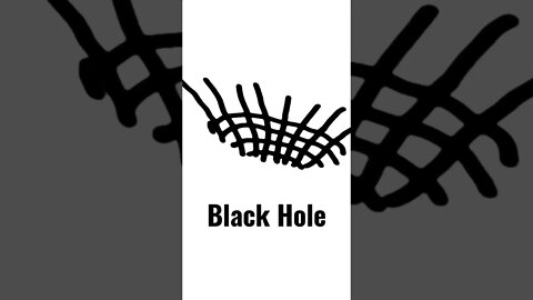 Draw Black Hole.. #blackhole #space #drawing