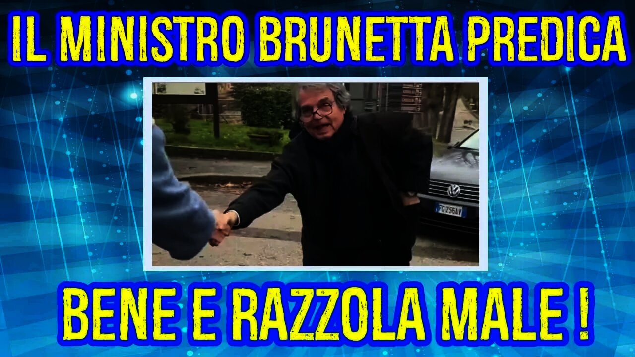 Guardate cosa fa il Ministro Brunetta a Norcia...