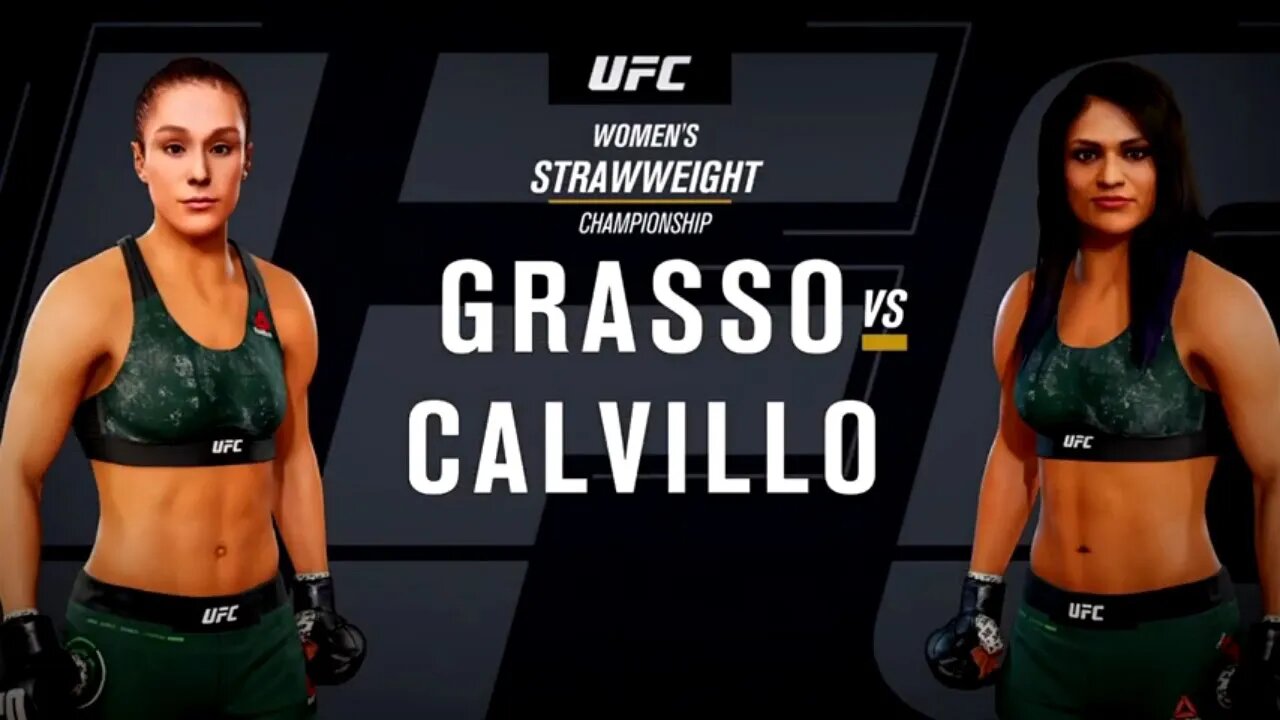 EA Sports UFC 3 Gameplay Cynthia Calvillo vs Alexa Grasso