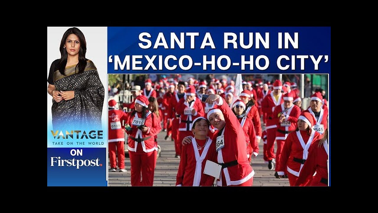 Running Santas Take Over Streets of Mexico City | Vantage with Palki Sharma