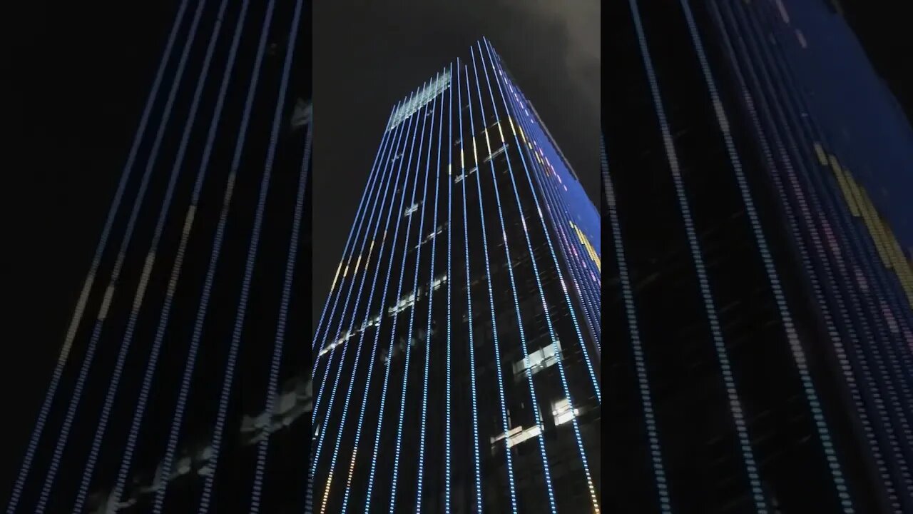 Buildings Doing their Thing during the Shenzhen Light Show #shorts