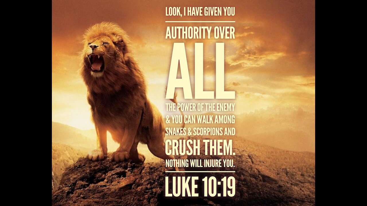 Stepping on Snakes and Scorpions - The authority of the bridegroom