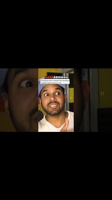 MEDITATION & WEED GET YOU HIGH#shorts