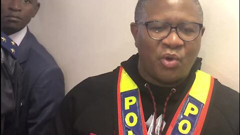 Deputy's remarks rough and regrettable, says Police Minister Mbalula (vtf)