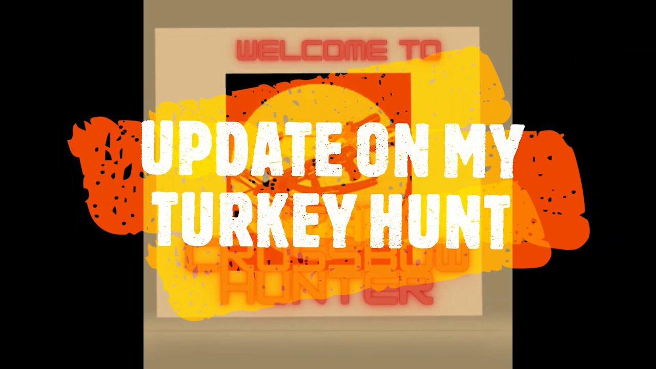 UPDATE ON MY TURKEY HUNT