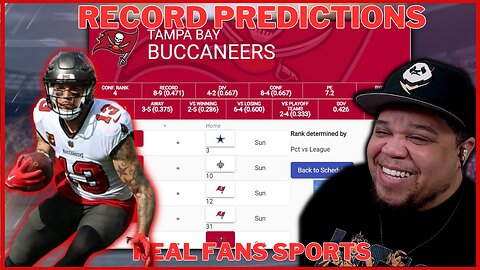 TAMPA BAY BUCCANEERS || 2024-2025 NFL SEASON PREDICTIONS | GAME BY GAME || REAL FANS SPORTS