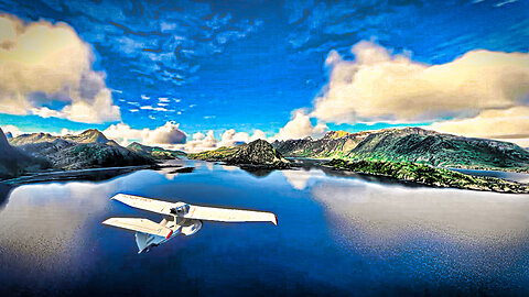 Flying the Icon A5 around beautiful Tind, Norway. Scenic beauty and water landing fun.