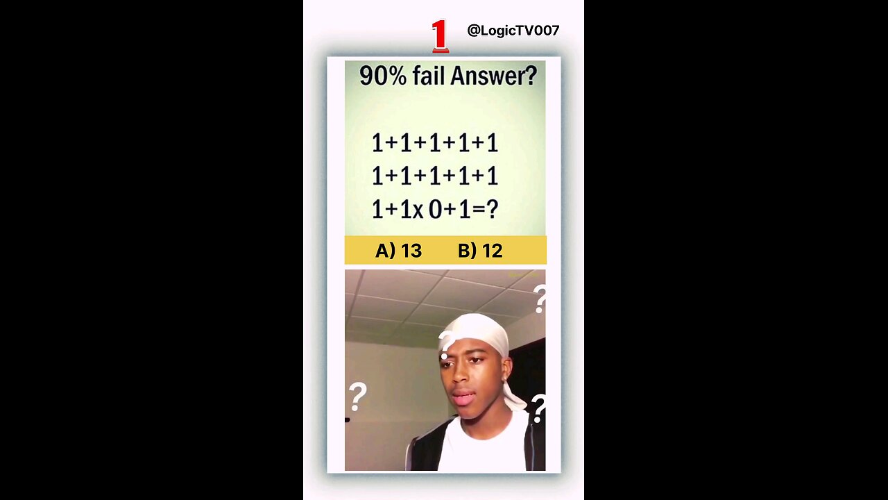 Challenge yourself with this simple maths puzzle 🤔