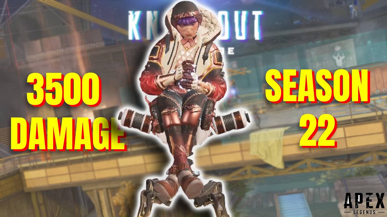 3500 DAMAGE GAME IN KNOCKOUT MODE OF APEX LEGENDS WITH WATTSON!