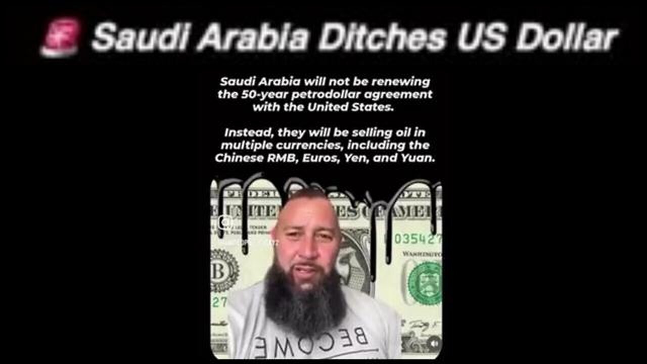 Saudi Arabia ditches US Dollar $ !