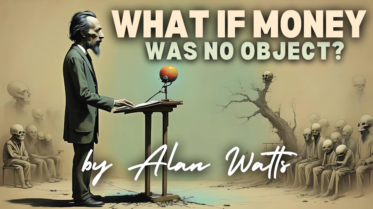 Art Official Cover of "What If Money Were No Object" by Alan Watts