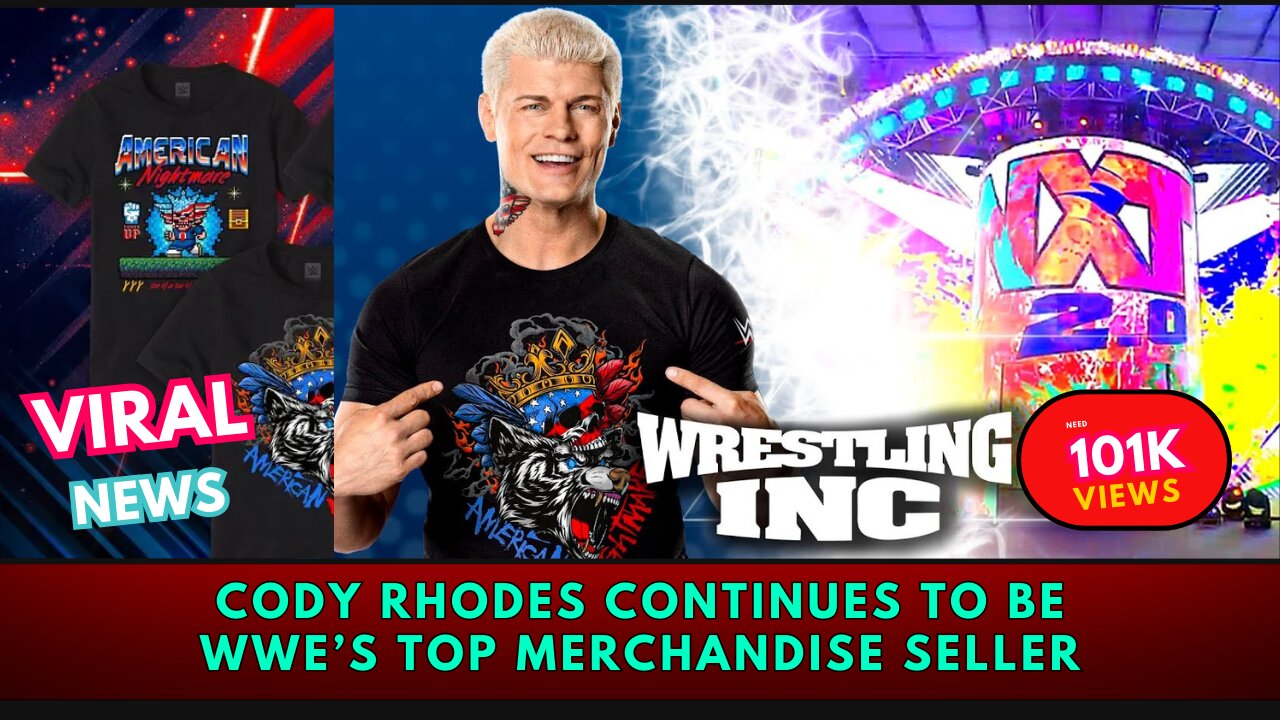 Cody Rhodes Continues To Be WWE’s Top Merchandise Seller