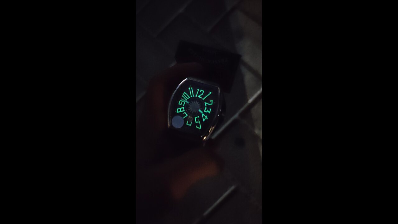 Frank Muller watch luminous in dark