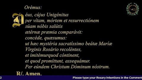 Latin Rosary; Sorrowful Mysteries