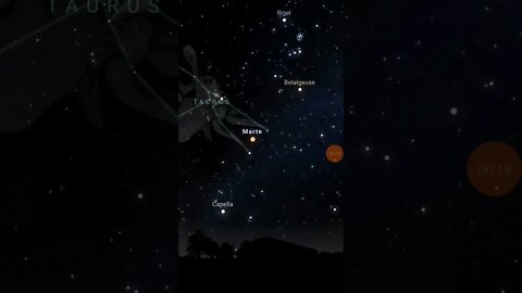 Observando o espaço - Viagem até Marte