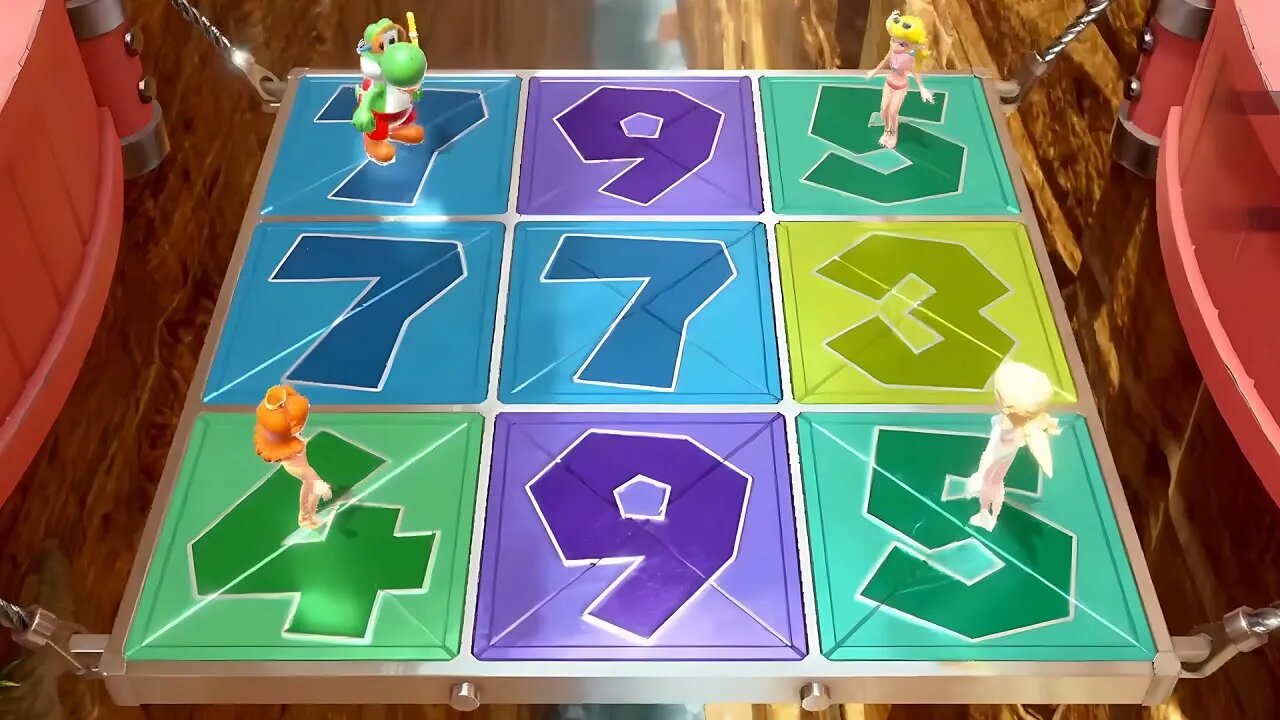 Mario Party Superstars ☀️Yoshi vs Peach vs Daisy vs Rosalina - Beach Party