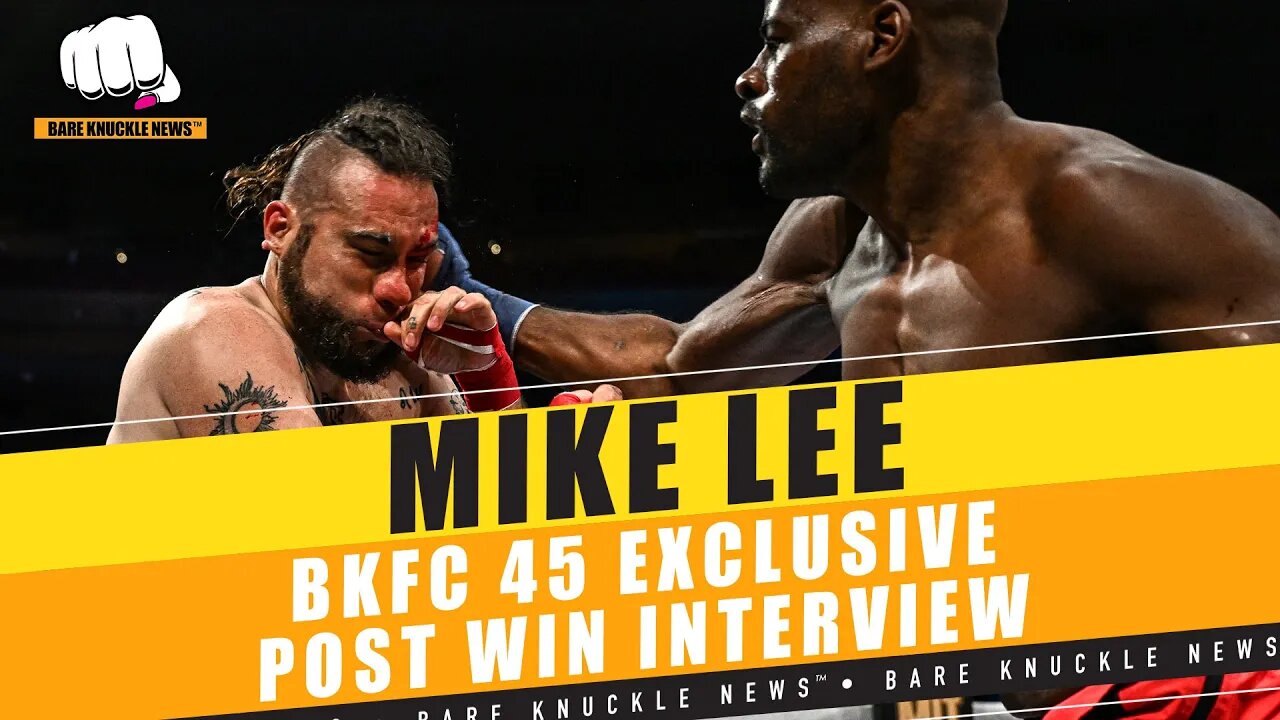 Unbelievable! #MikeLee's Mind-Blowing First Round KO Debut ~#bkfc45