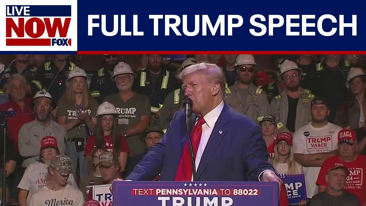 FULL SPEECH: Trump holds rally in Pennsylvania | LiveNOW from FOX