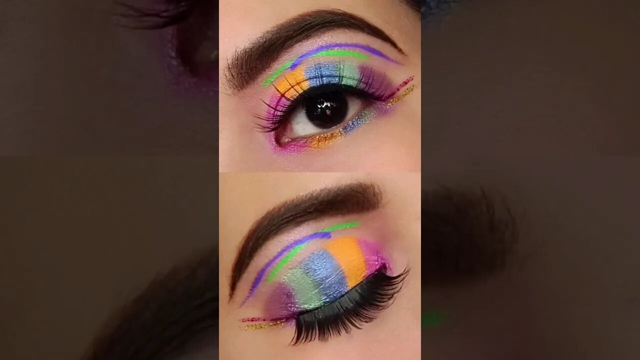 Creative Eye Art Makeup Design #shorts #short #viral #makeup #trending #fyp #eyemakeup #eyeshadow