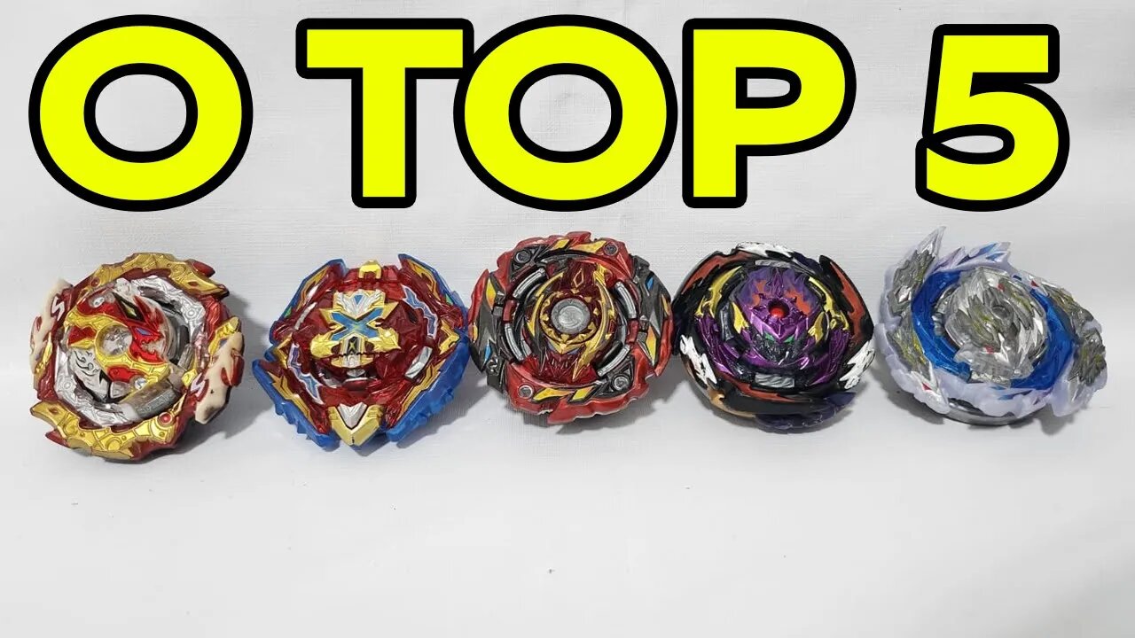 OS 5 MELHORES BEYBLADES DA HISTÓRIA de BEYBLADE BURST | Discussão Competitiva