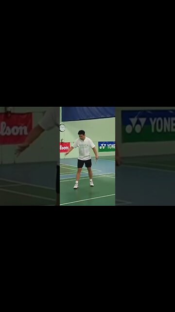Serve Receive Tips featuring Kevin Han (13-time U.S. National Badminton Champion) #shorts