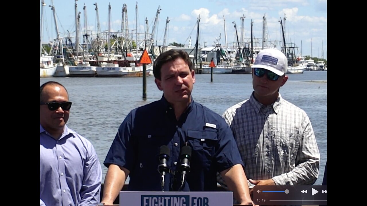 Governor DeSantis Receives Endorsement from the Everglades Trust in Fort Myers, FL