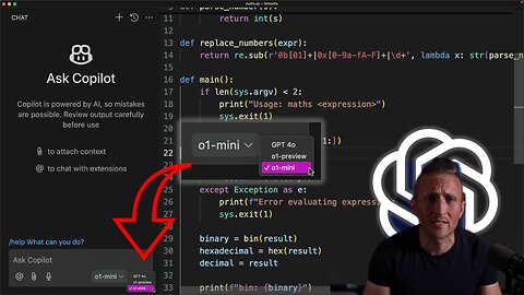 o1-mini vs. gpt-4o in VSCode's Copilot