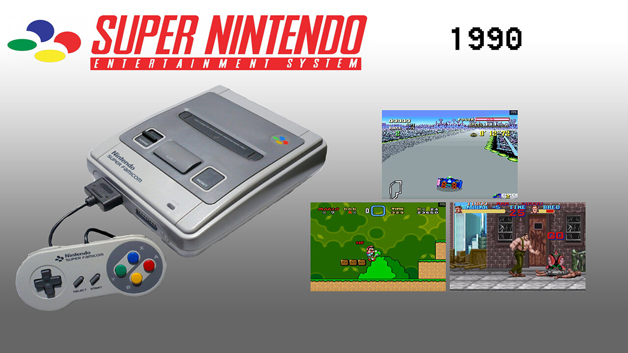 Nintendo SNES Games Chronology - 1990