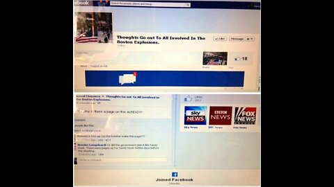 Boston Bombings FB 2 days before the event??