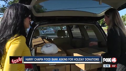 Harry Chapin Food Bank asking for holiday donations