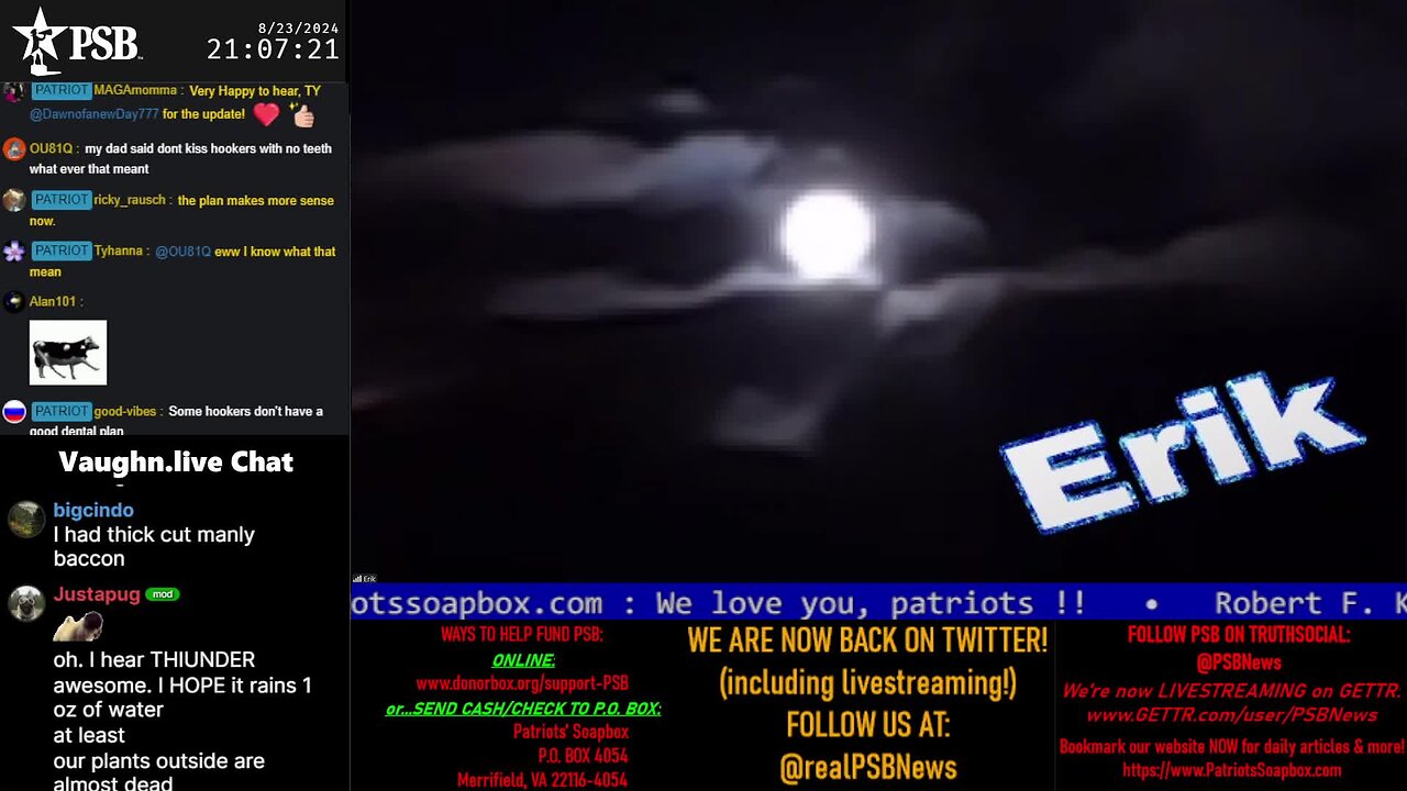 2024-08-23 21:00 EDT - Echo Chamber of Truth : with Erik
