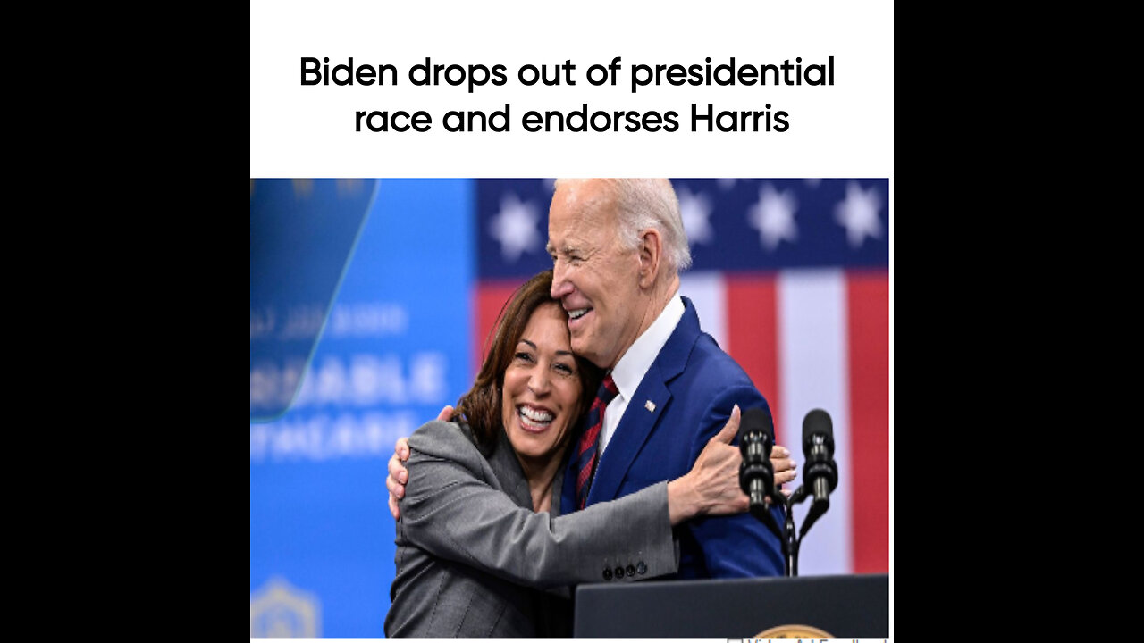 Biden drops out of presidential race and endorses Harris