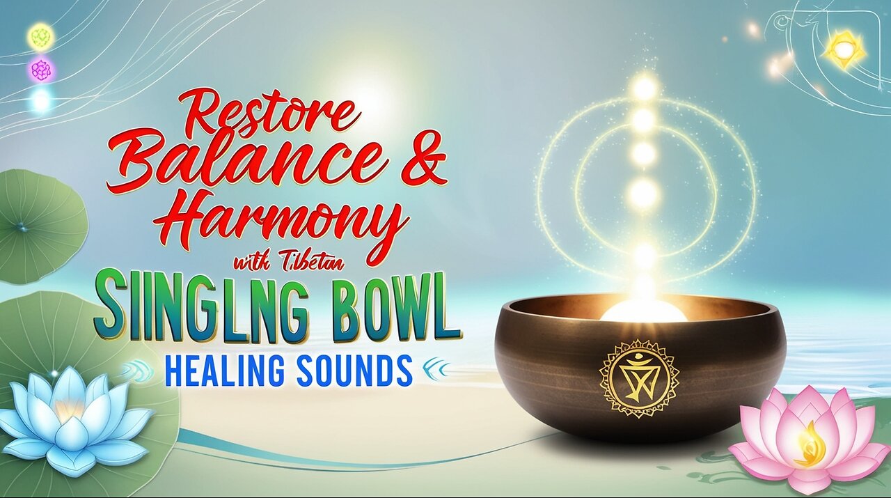 ✨ Restore Balance & Harmony with Tibetan Singing Bowl Healing Sounds ✨