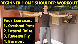 Beginner Home Workout With Minimal Equipment | SHOULDERS | 20 Minute Workout with Full Explanations