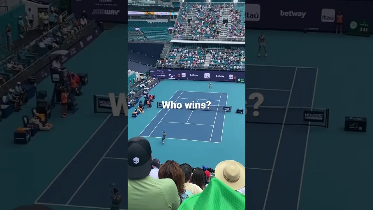 Sakkari v Andreescu #miamiopen
