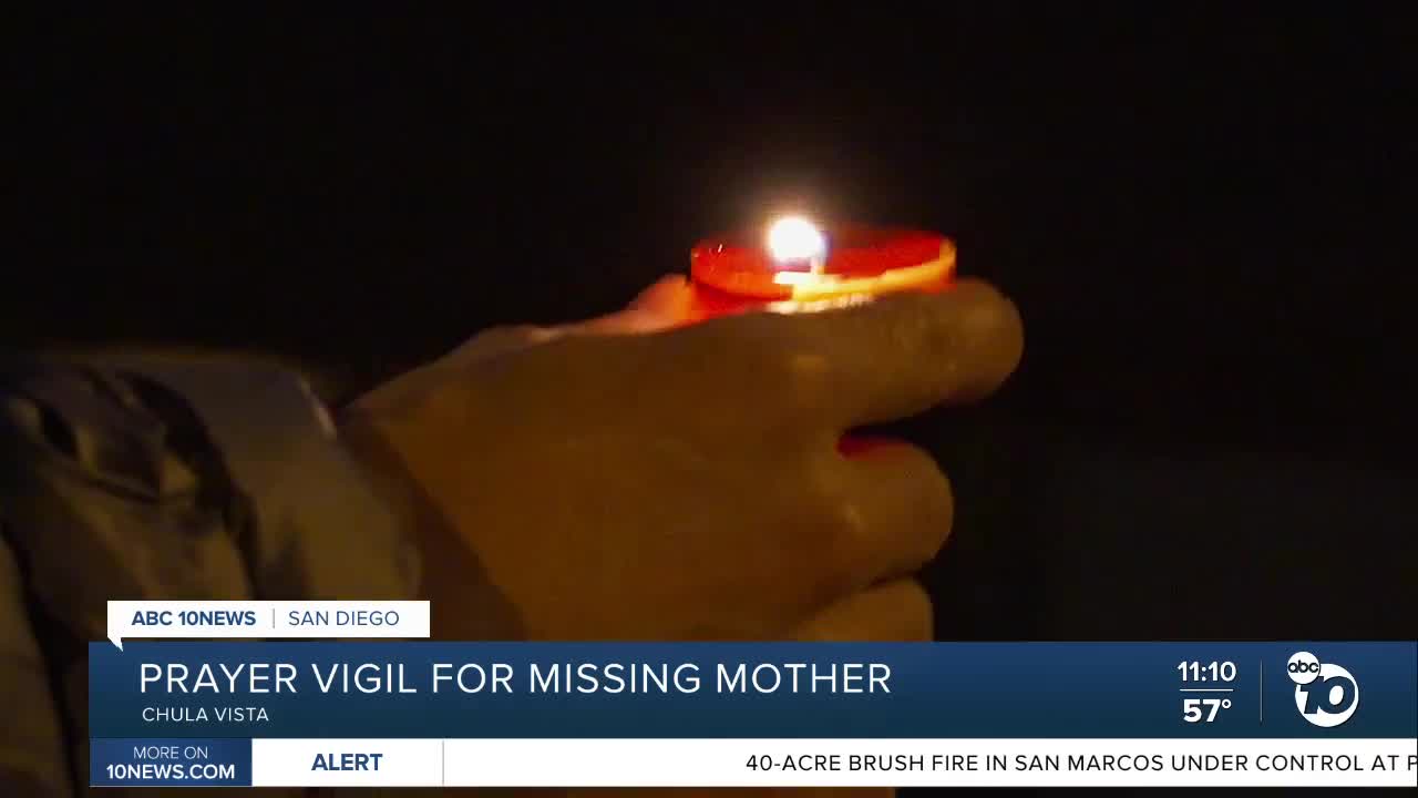 Prayer vigil held for missing Chula Vista mother