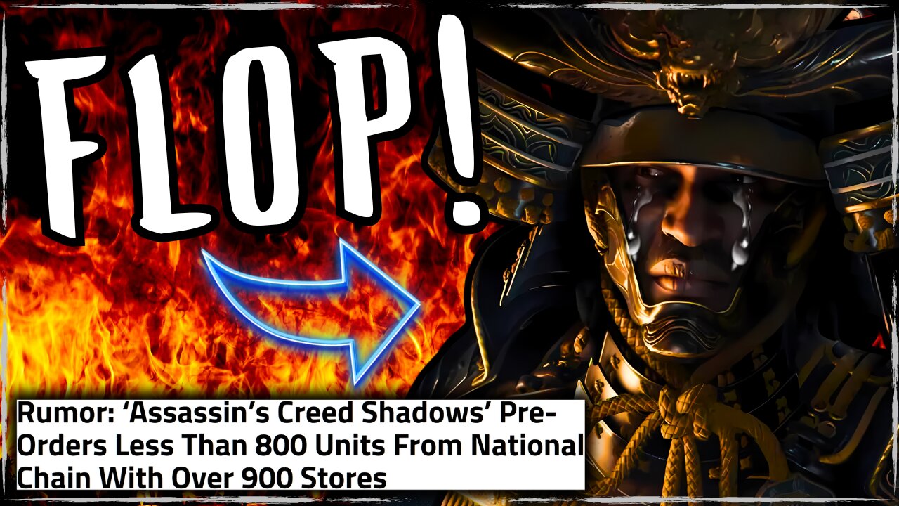 Assassin's Creed Shadows Pre Orders are TERRIBLE! Ubisoft in TROUBLE!