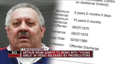 Arthur Ream admits to being into "young girls" in video released by prosecutors