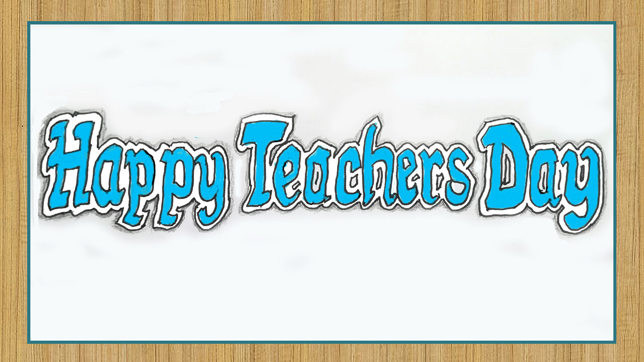 Teachers Day Drawing 🎓 5 September Drawing Teachers Day 📚 Happy Teachers Day Drawing