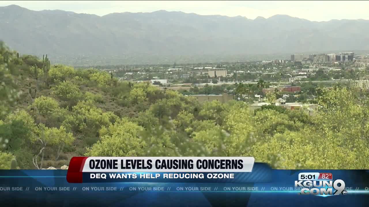 Ozone levels causing concerns